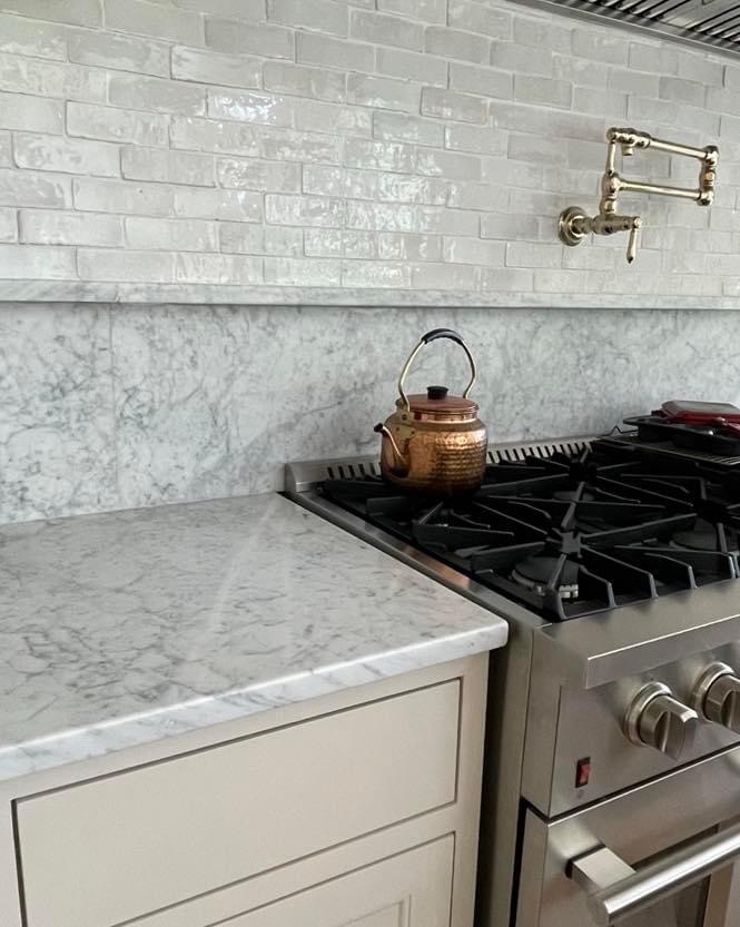 Completed Kitchen Countertops: Granite, Quartz, and Solid Surface