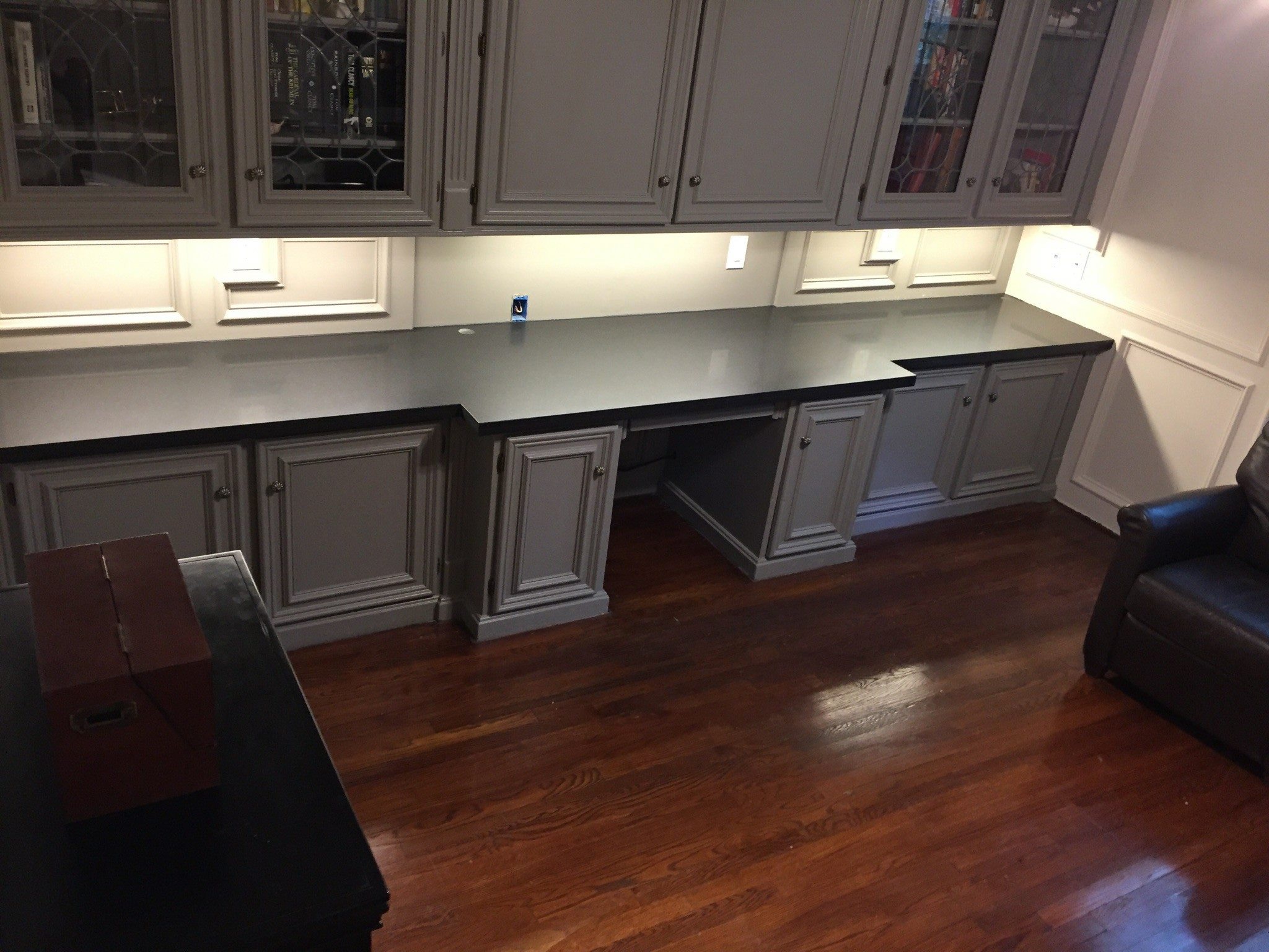 Completed Kitchen Countertops: Granite, Quartz, and Solid Surface