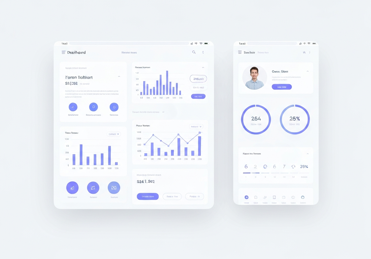 FinTech Dashboard UI