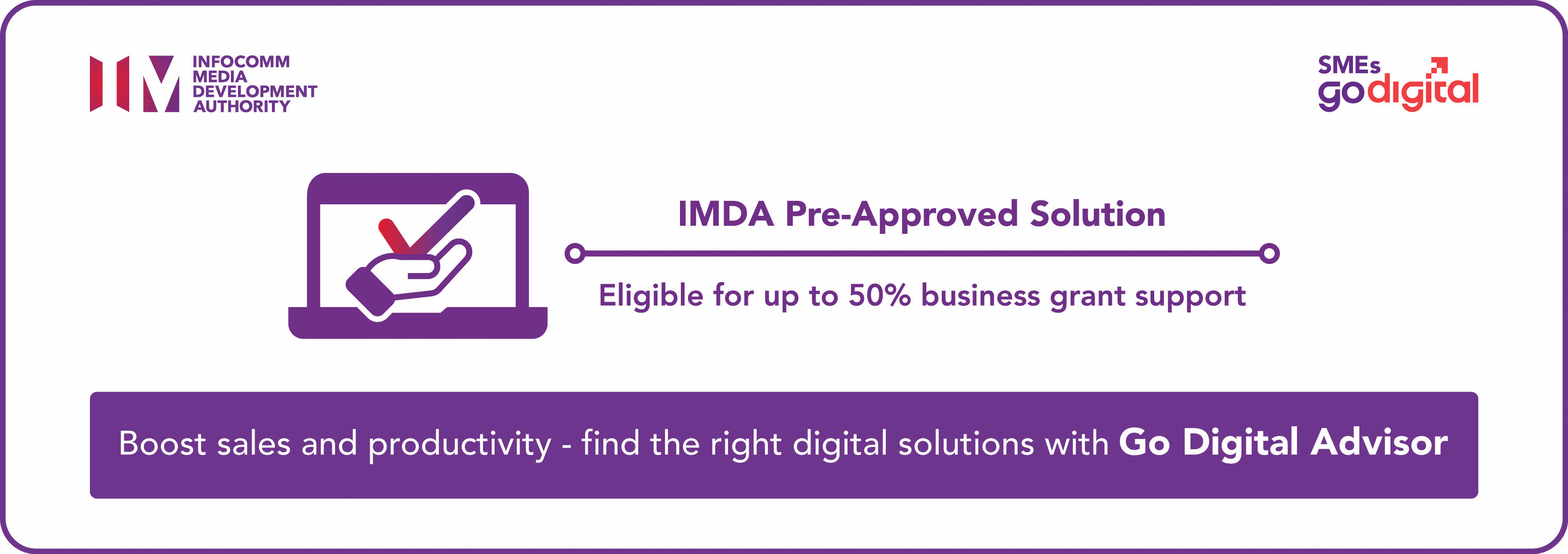 IMDA Pre-Approved Solution - SMEs Go Digital