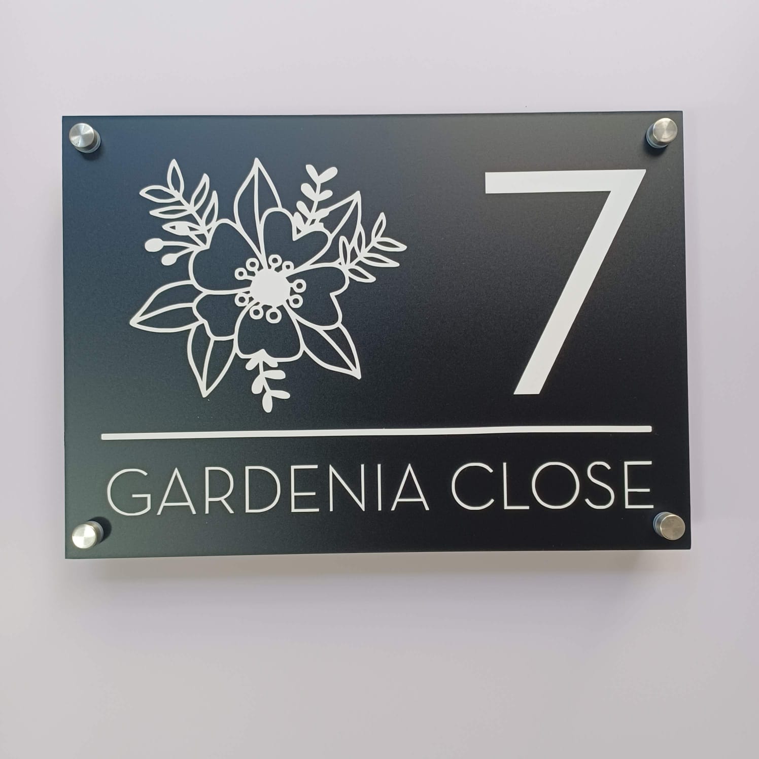 7 Gardenia Close Sign