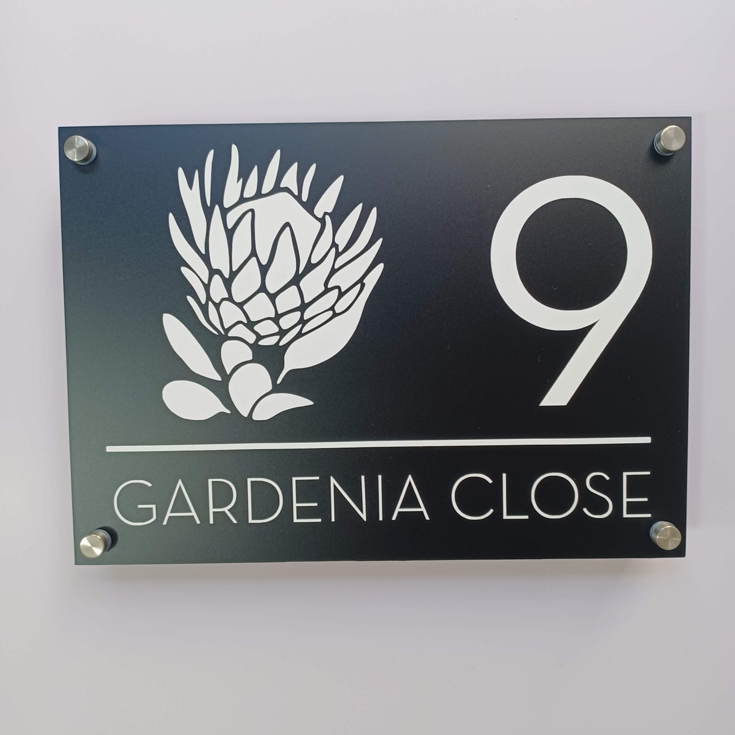 9 Gardenia Close Sign