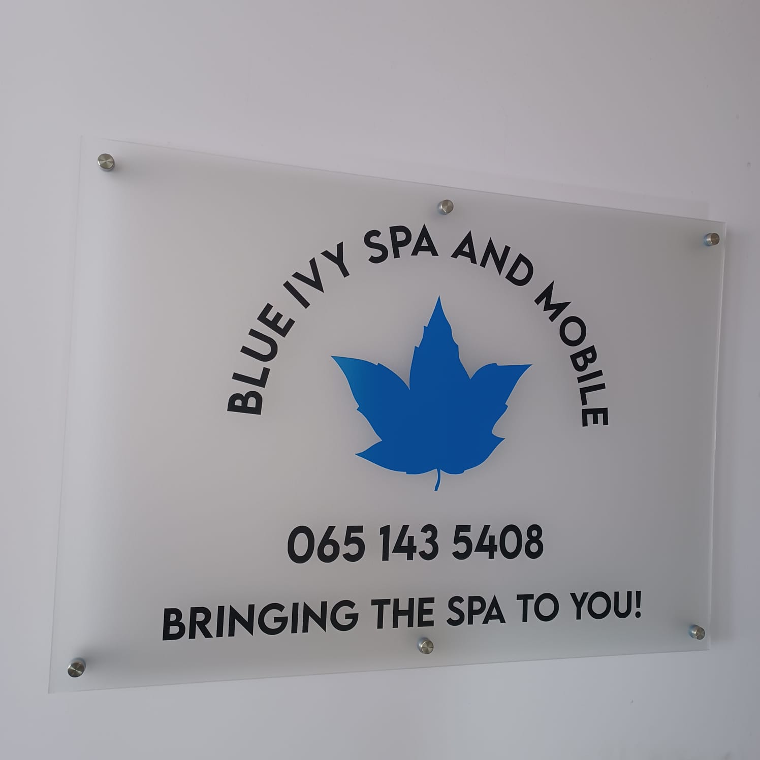 Blue Ivy Spa Sign