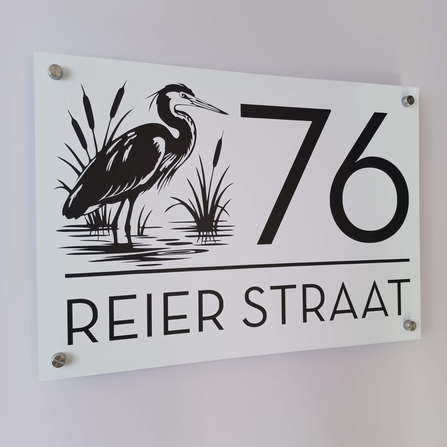 Heron House Sign