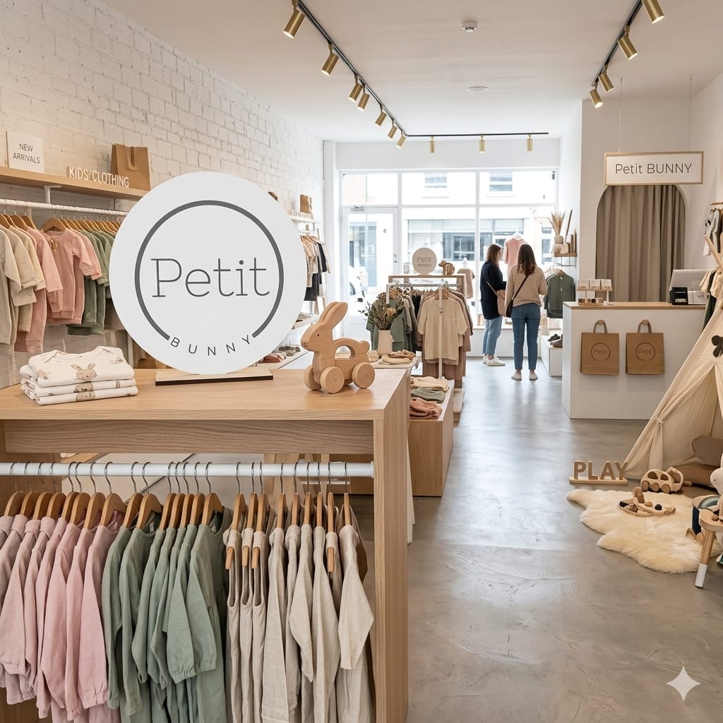 Petit Bunny Shop Sign