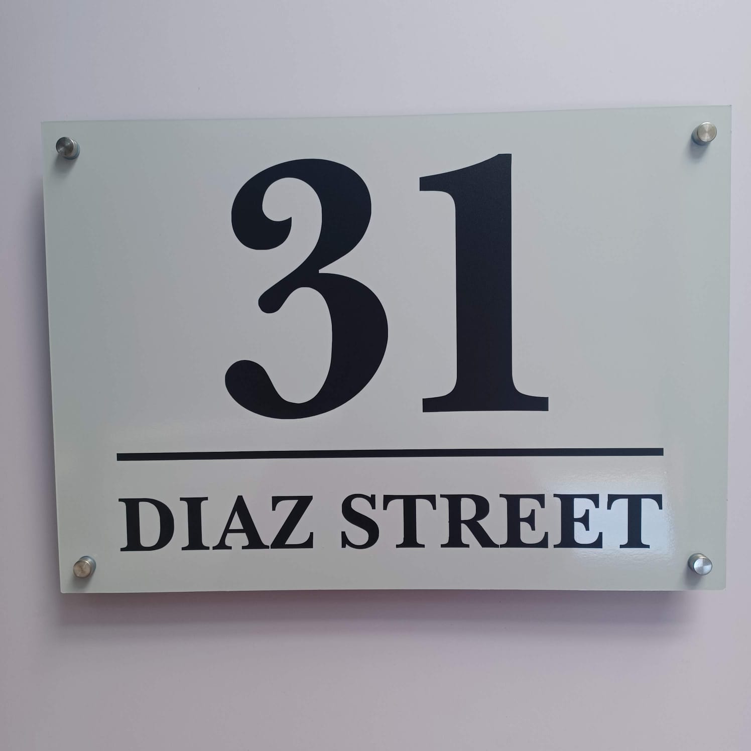 Diaz Street Sign