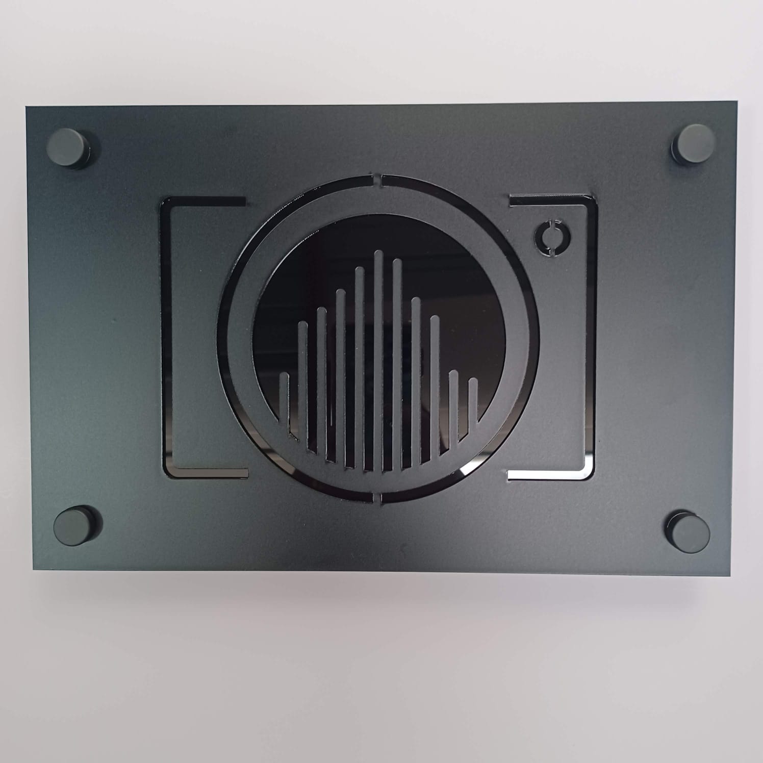 Modern Black Acrylic Sign