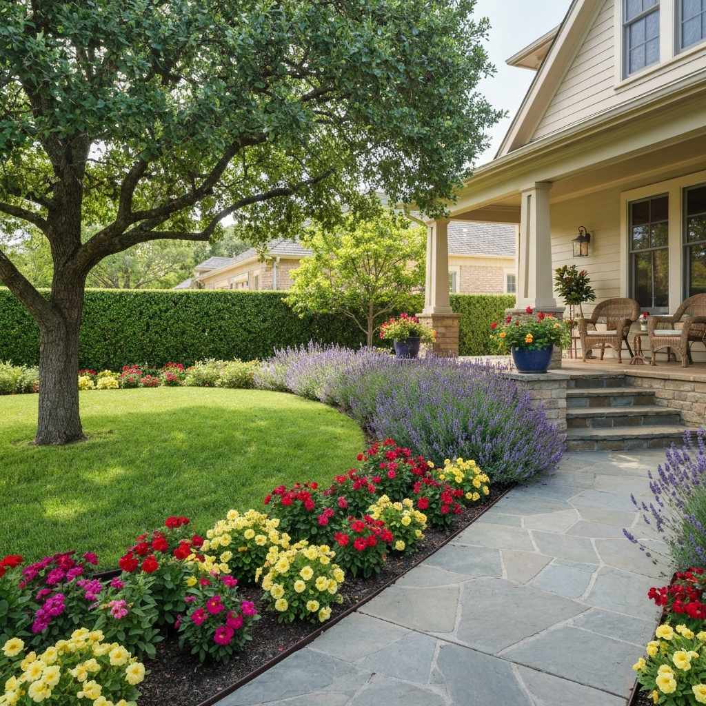 Warm inviting home exterior