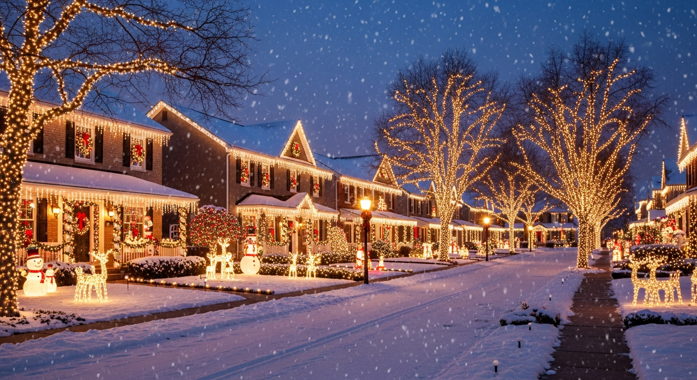 Festive Christmas Background