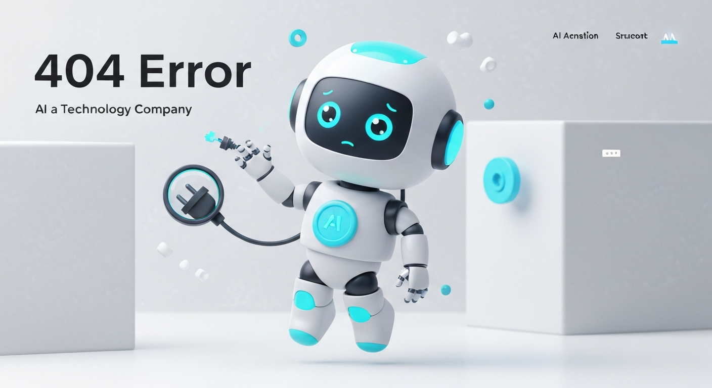 404 Page Not Found Illustration