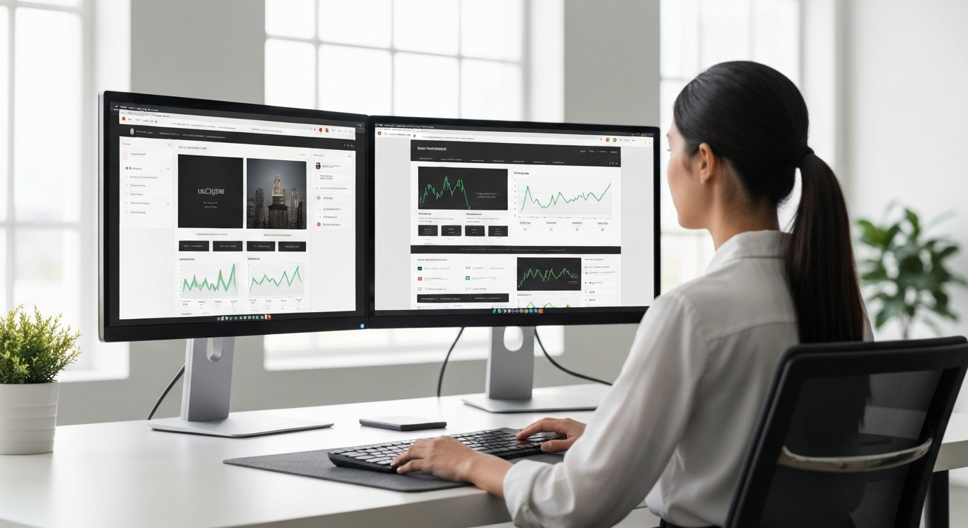 Modern Web Design Workspace