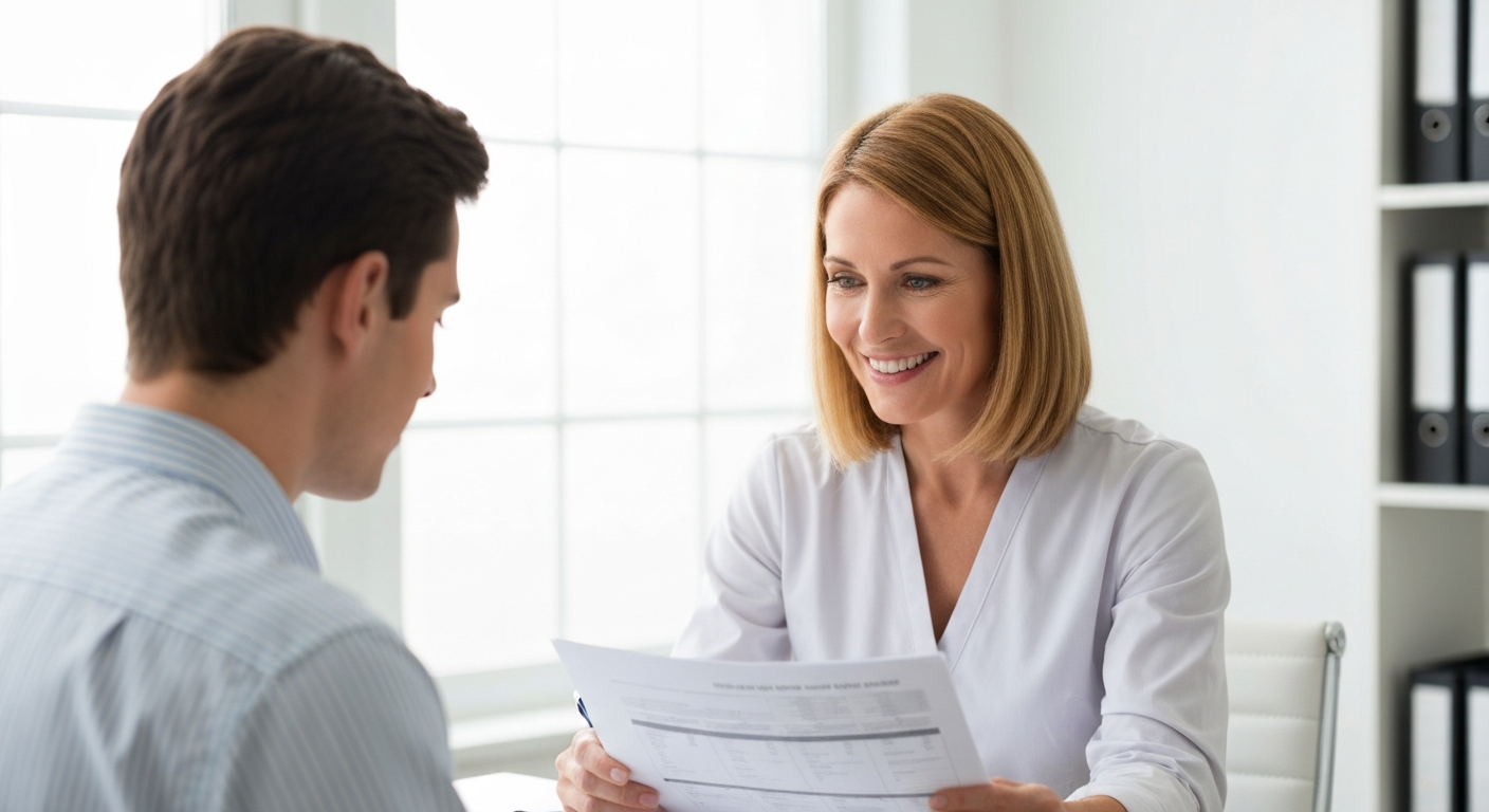 Credit counsellor working empathetically with a client