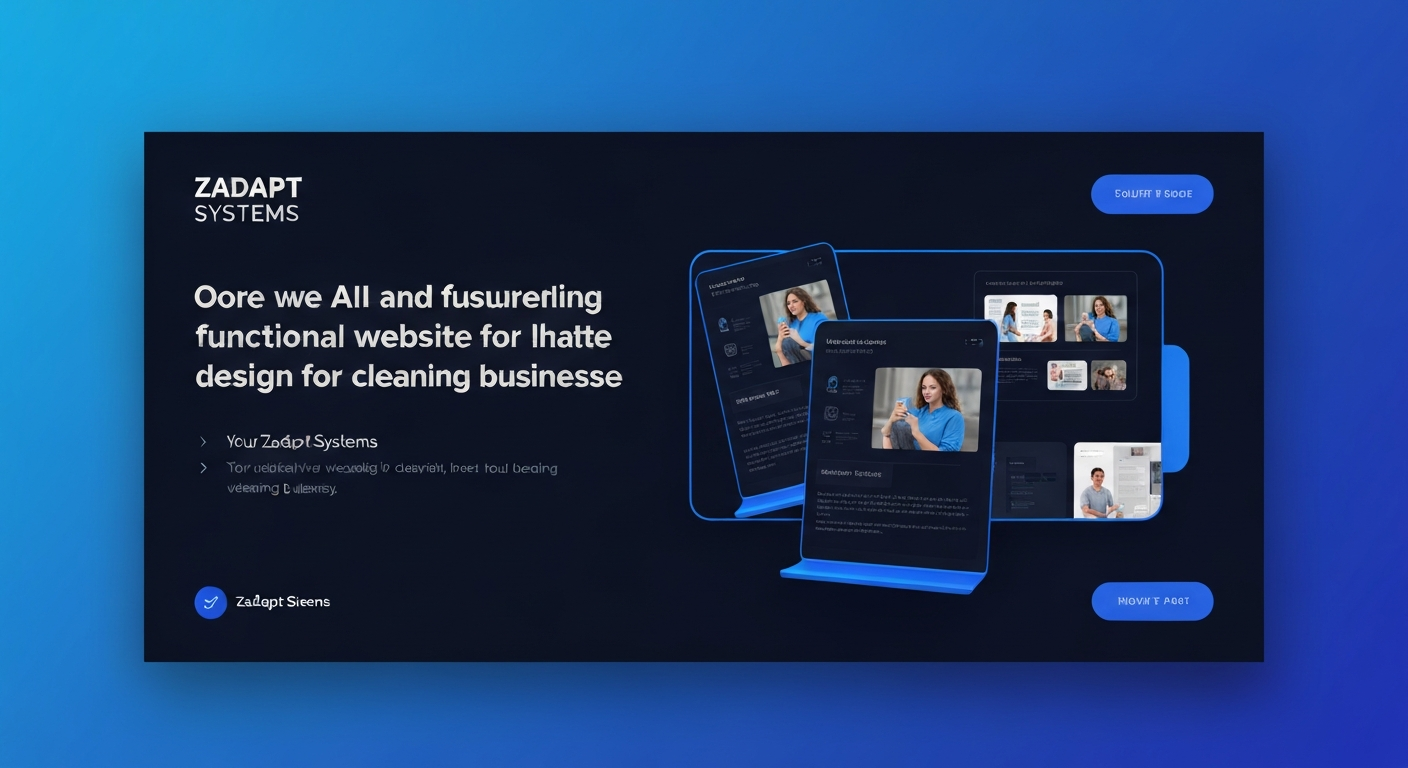 Zadapt Systems — AI & Functional Website Design for Cleaning Businesses