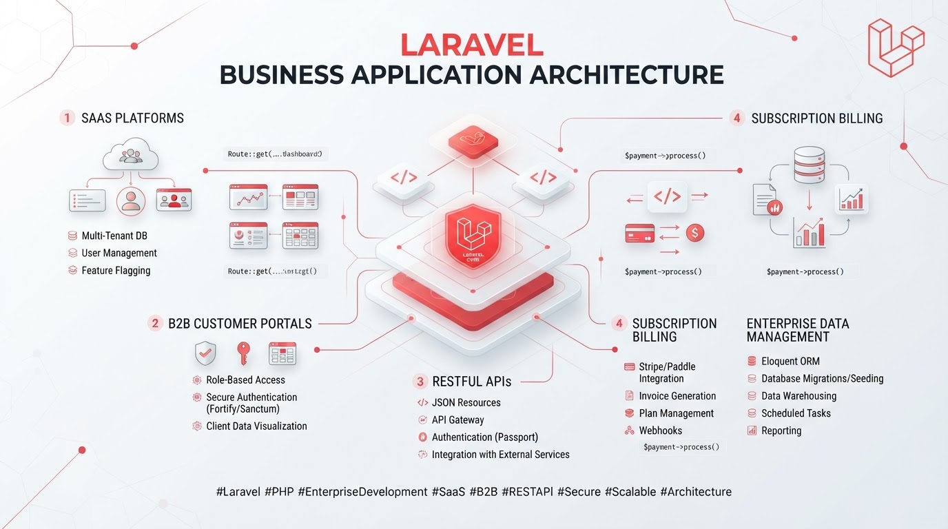 Laravel development services building elegant and scalable web applications
