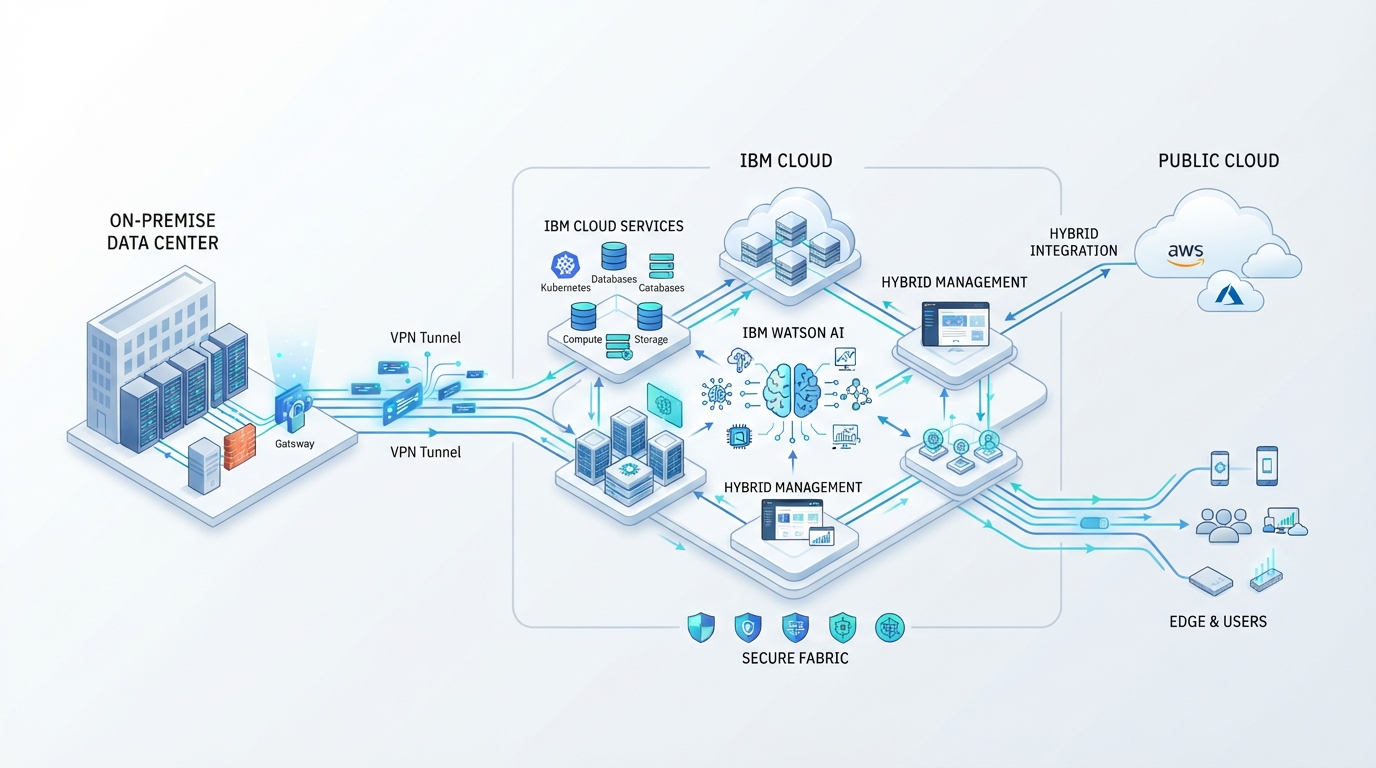 IBM Cloud hybrid infrastructure and enterprise AI solutions