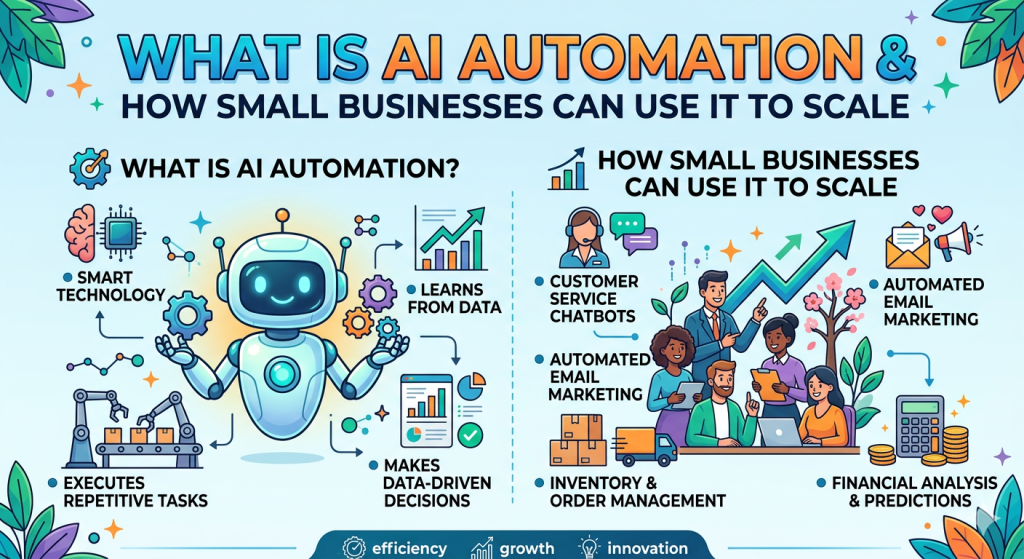 What is AI automation and how small businesses can use it to scale