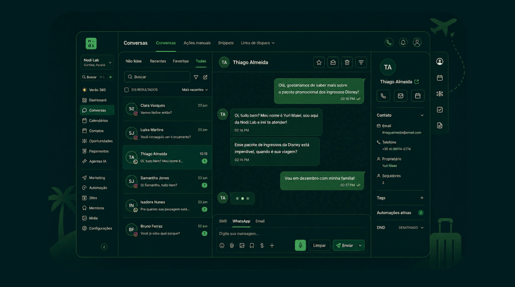 Atendimento ágil desde o primeiro contato