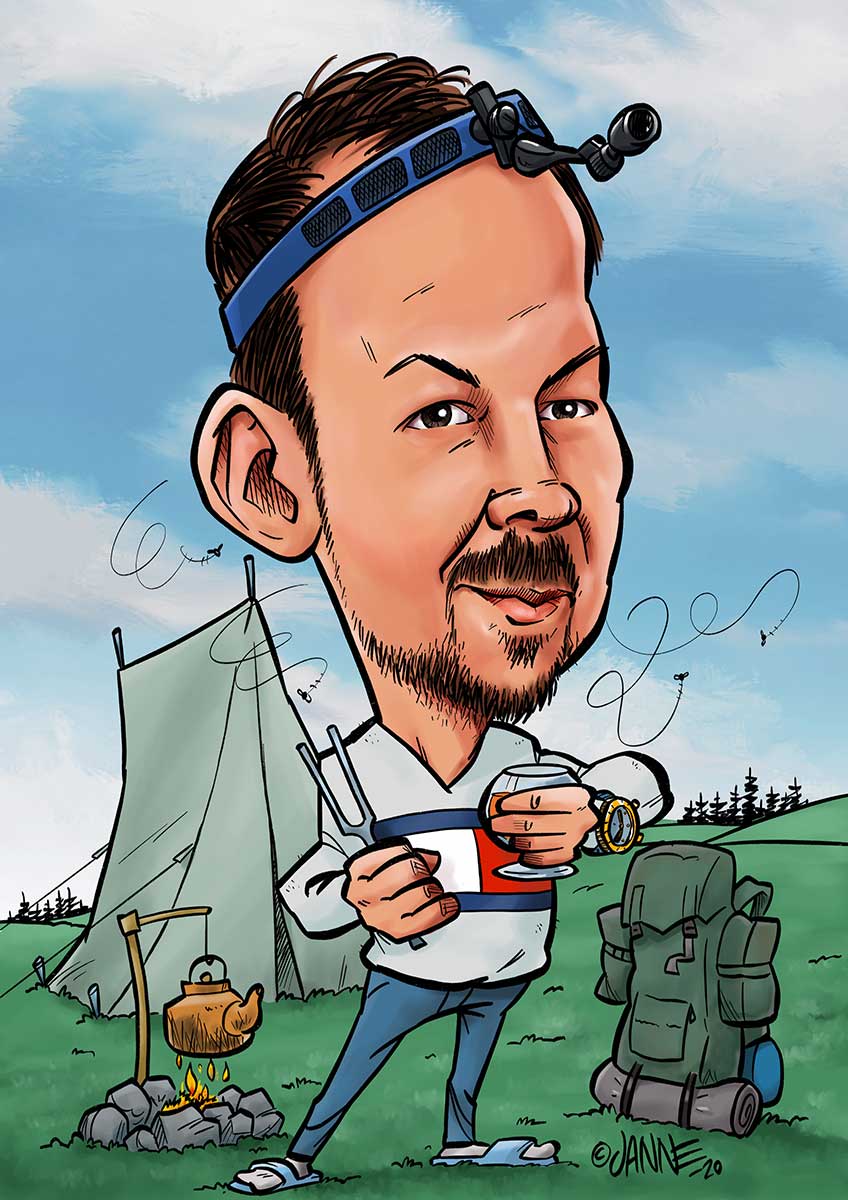 Valmistujaislahja karikatyyri esimerkki 11