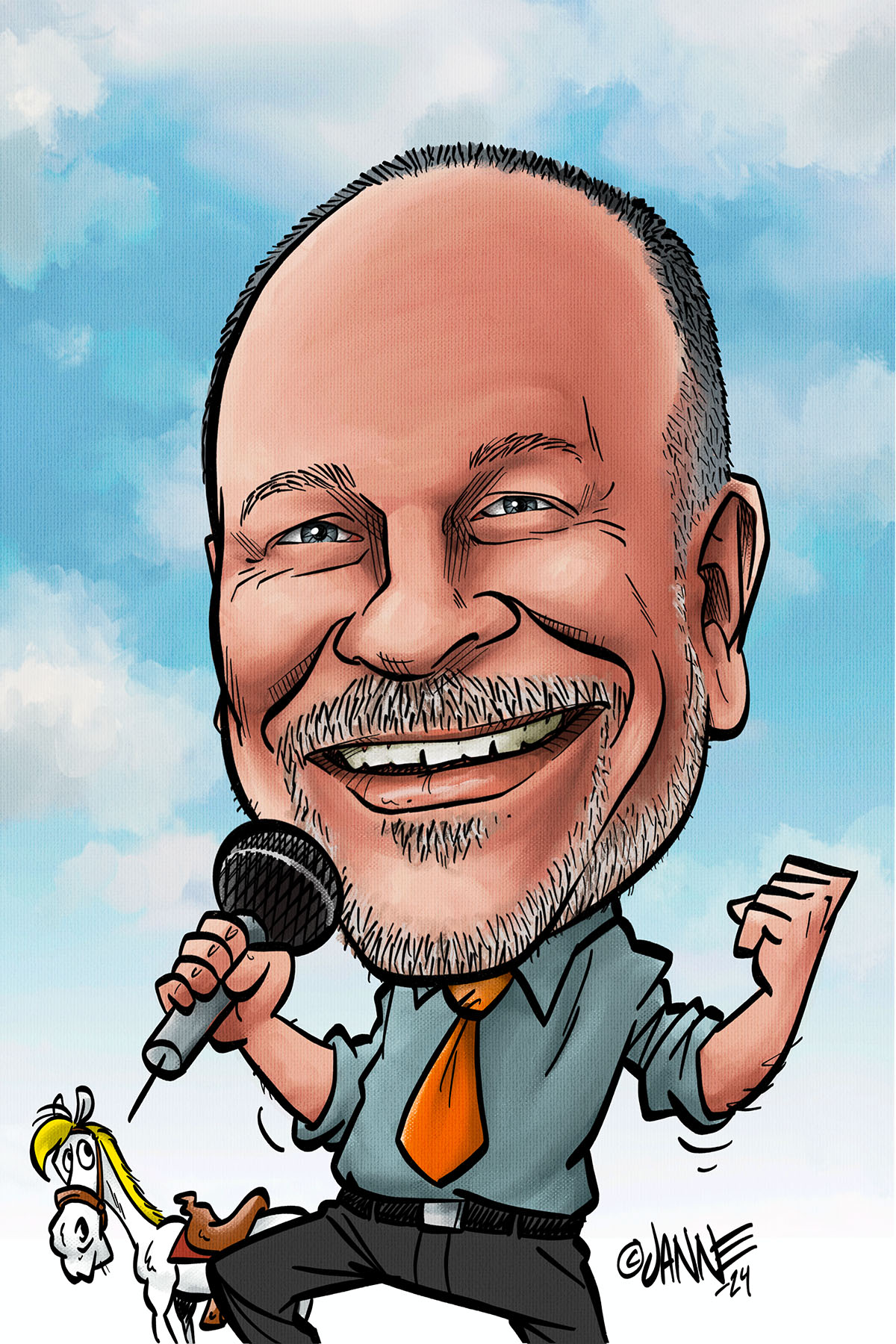 Karikatyyri valokuvasta aiempia töitä 1