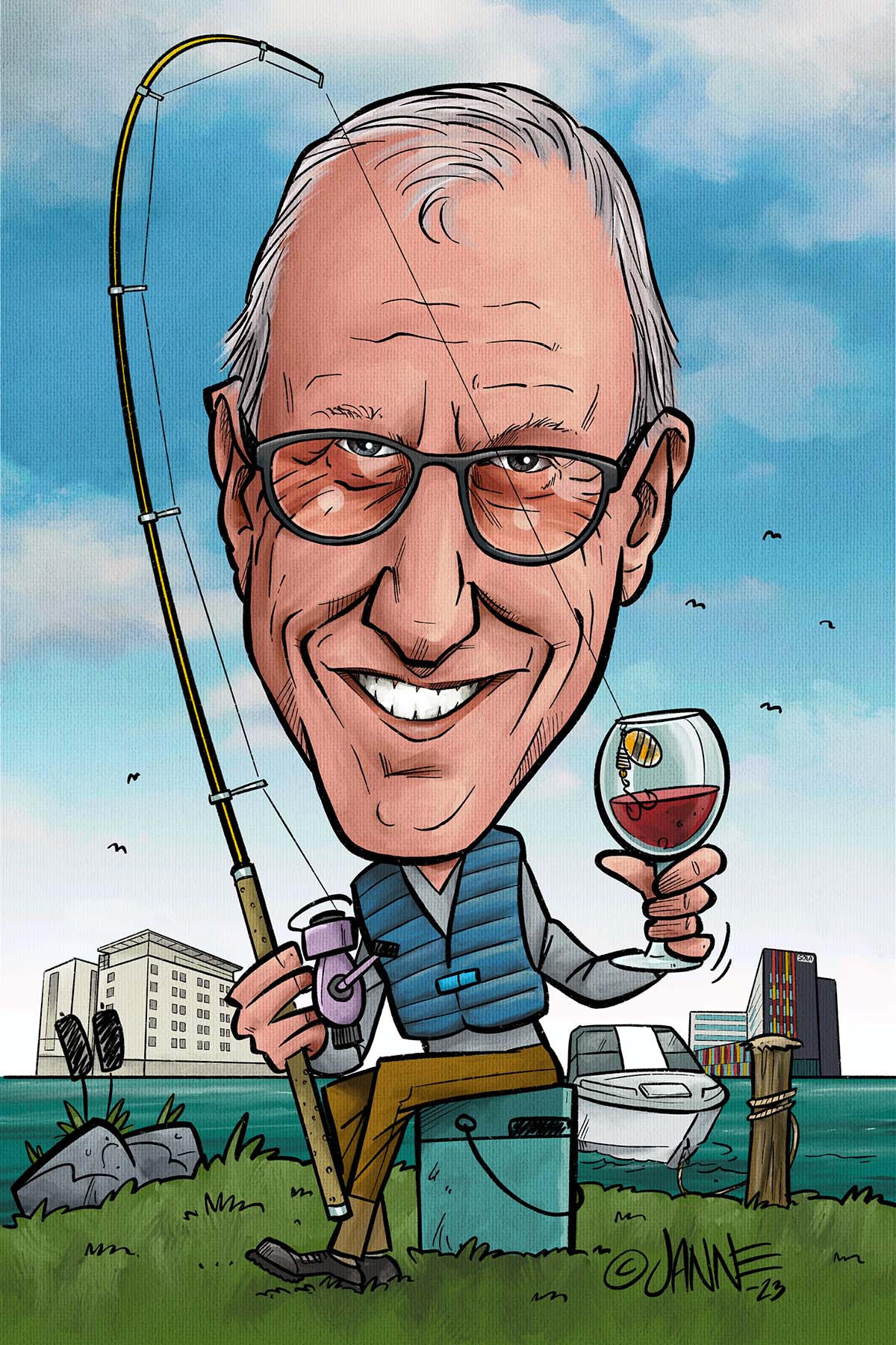 Lahja miehelle karikatyyri esimerkki 13