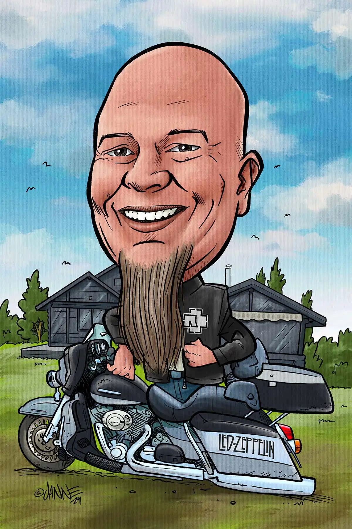 Karikatyyri valokuvasta aiempia töitä 14