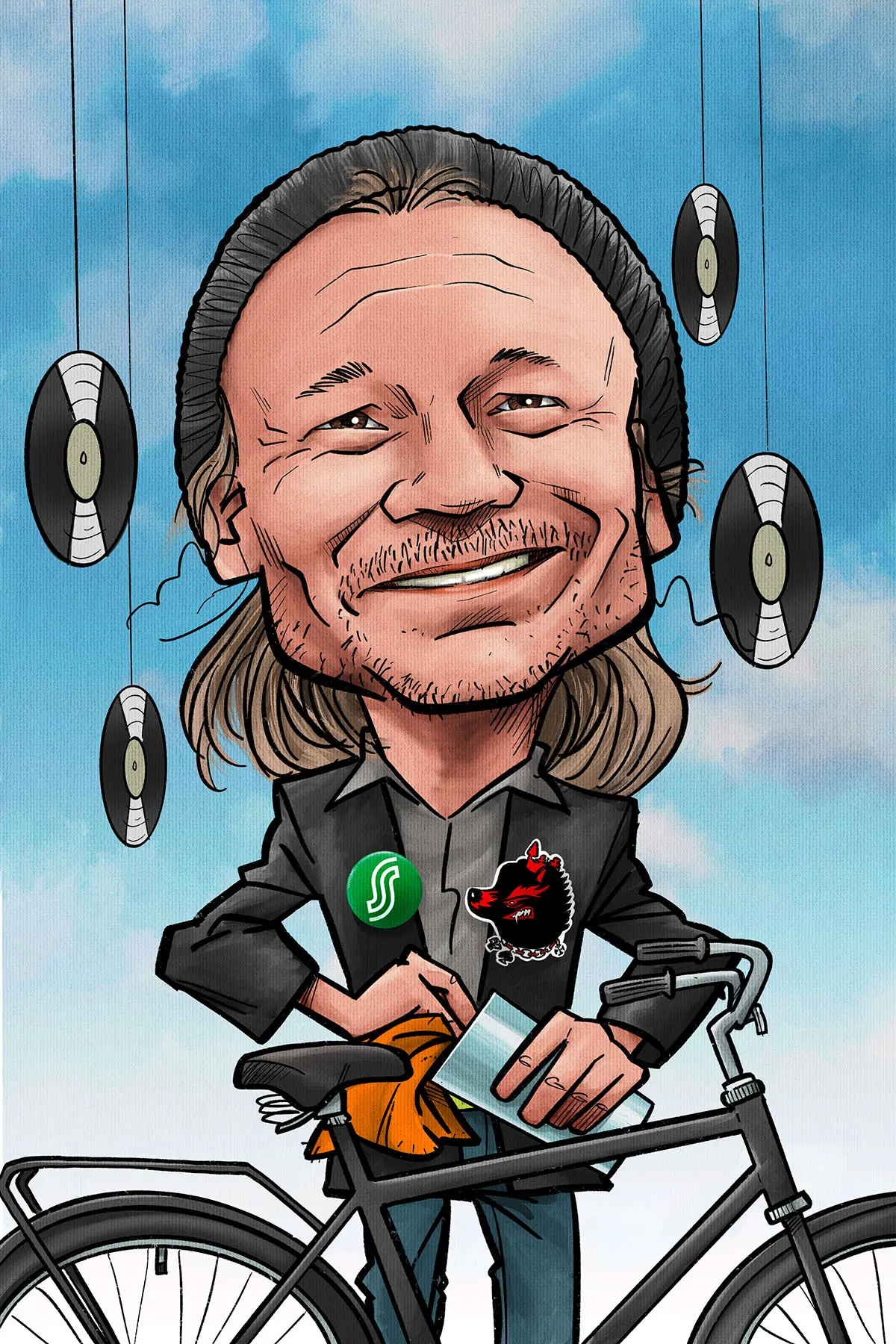 Liikelahja karikatyyri esimerkki 5
