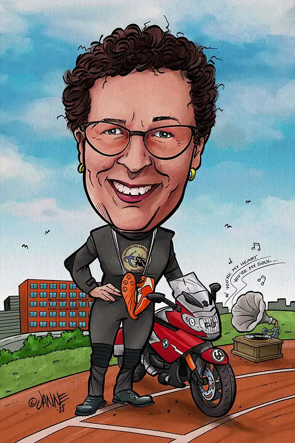 Karikatyyrilahja esimerkki 1