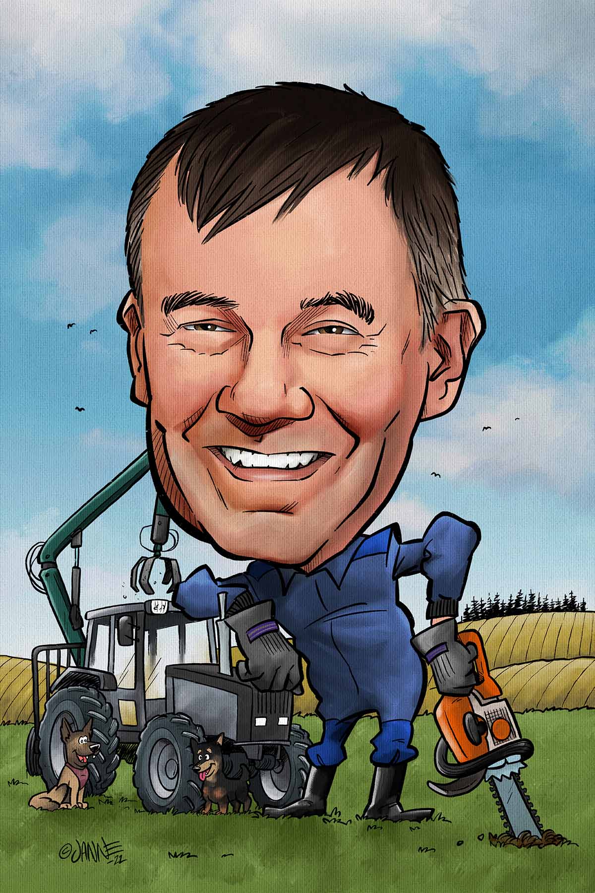 Lahja miehelle karikatyyri esimerkki 8