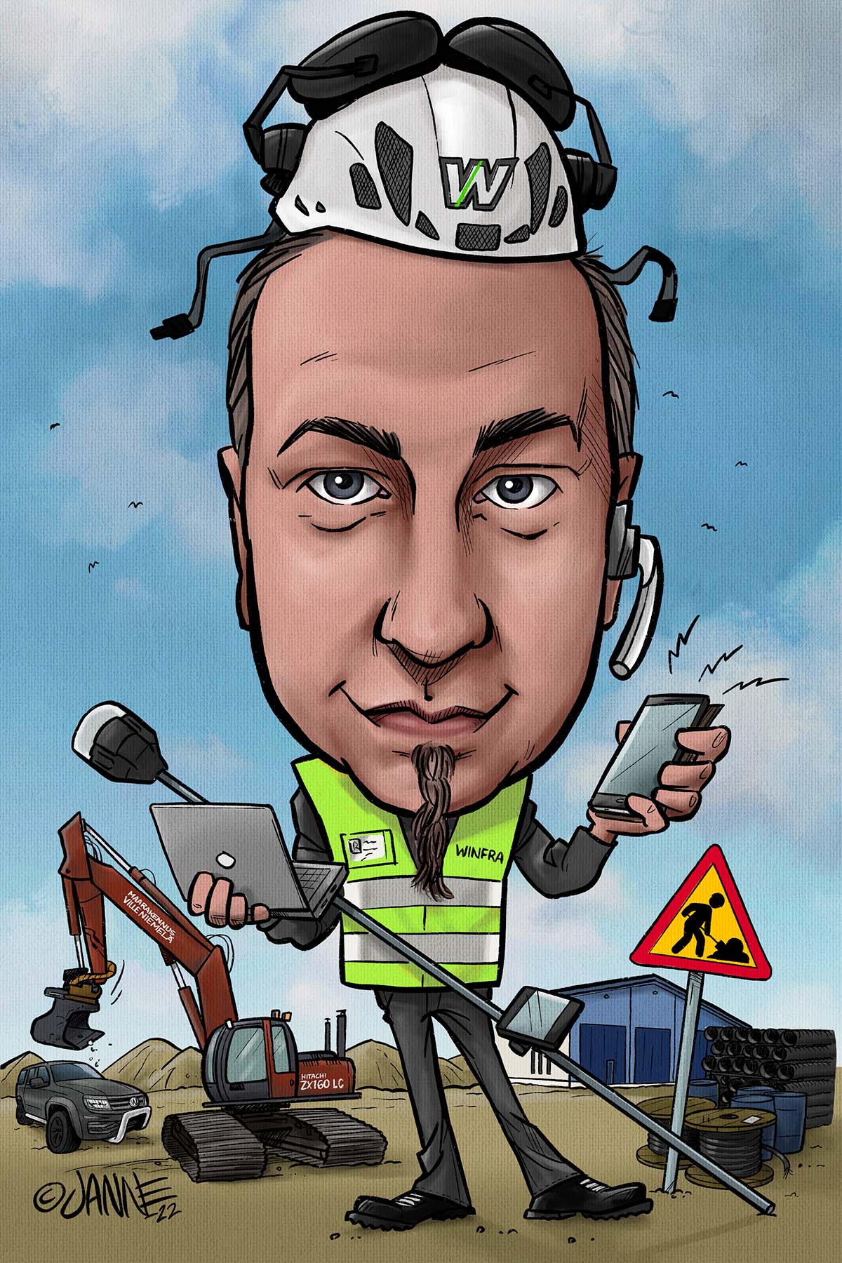 Läksiäislahja karikatyyri esimerkki 12