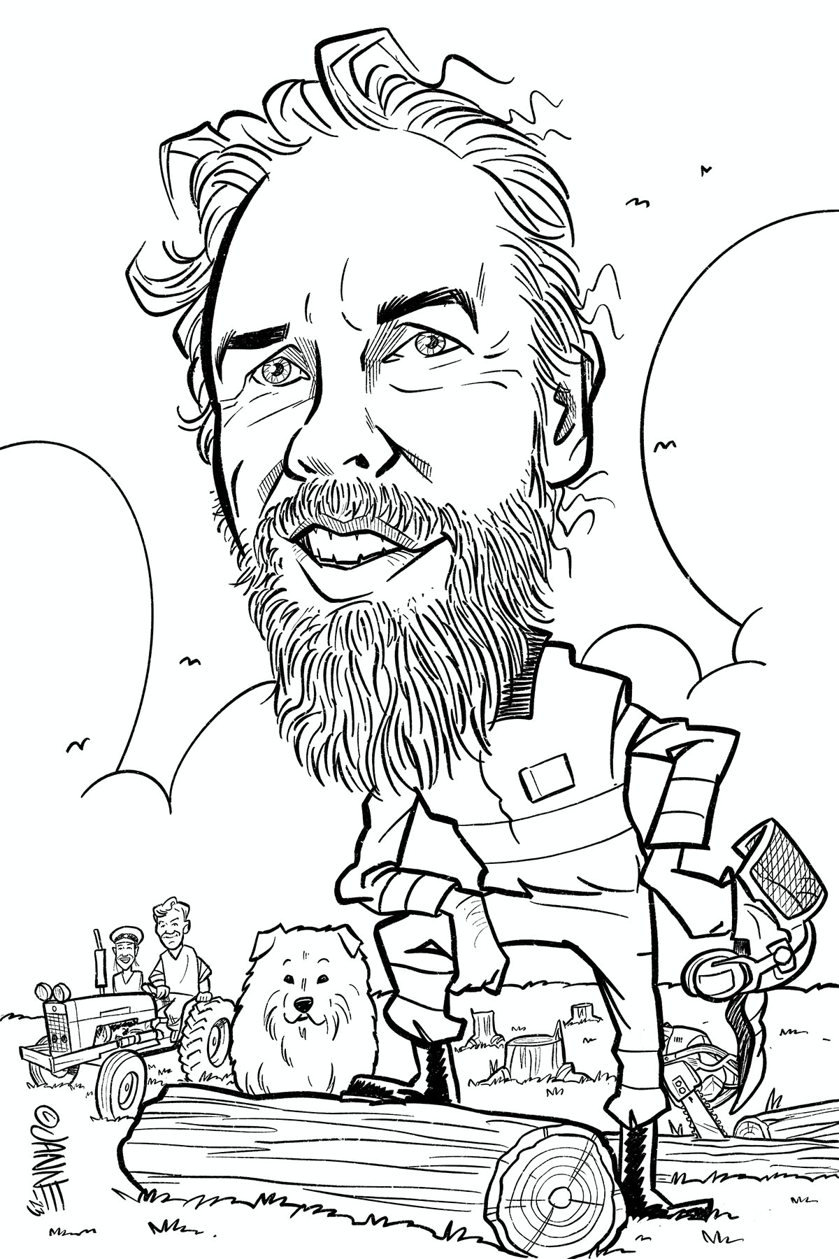 Lahja miehelle karikatyyri esimerkki 11