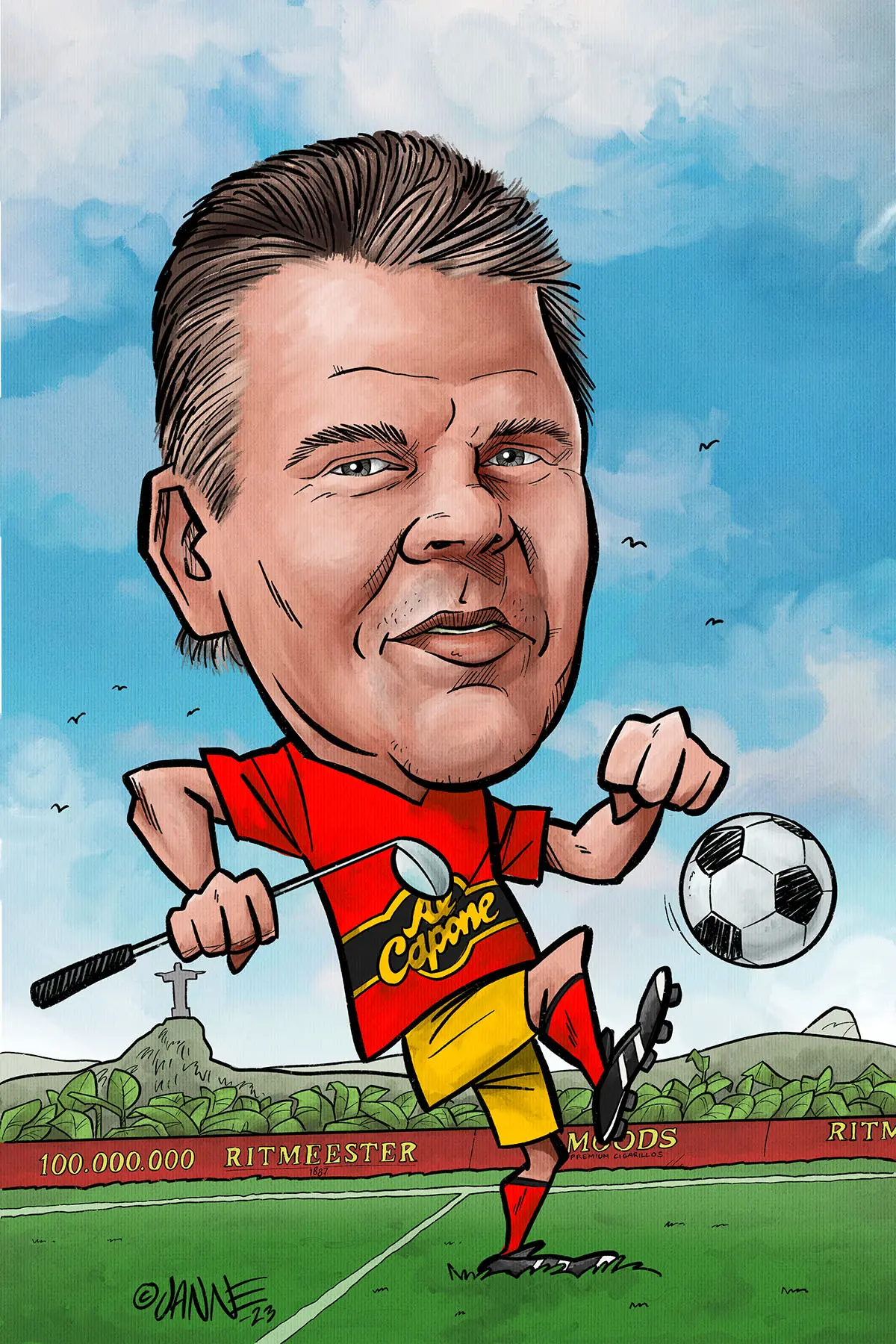 Karikatyyri valokuvasta aiempia töitä 11