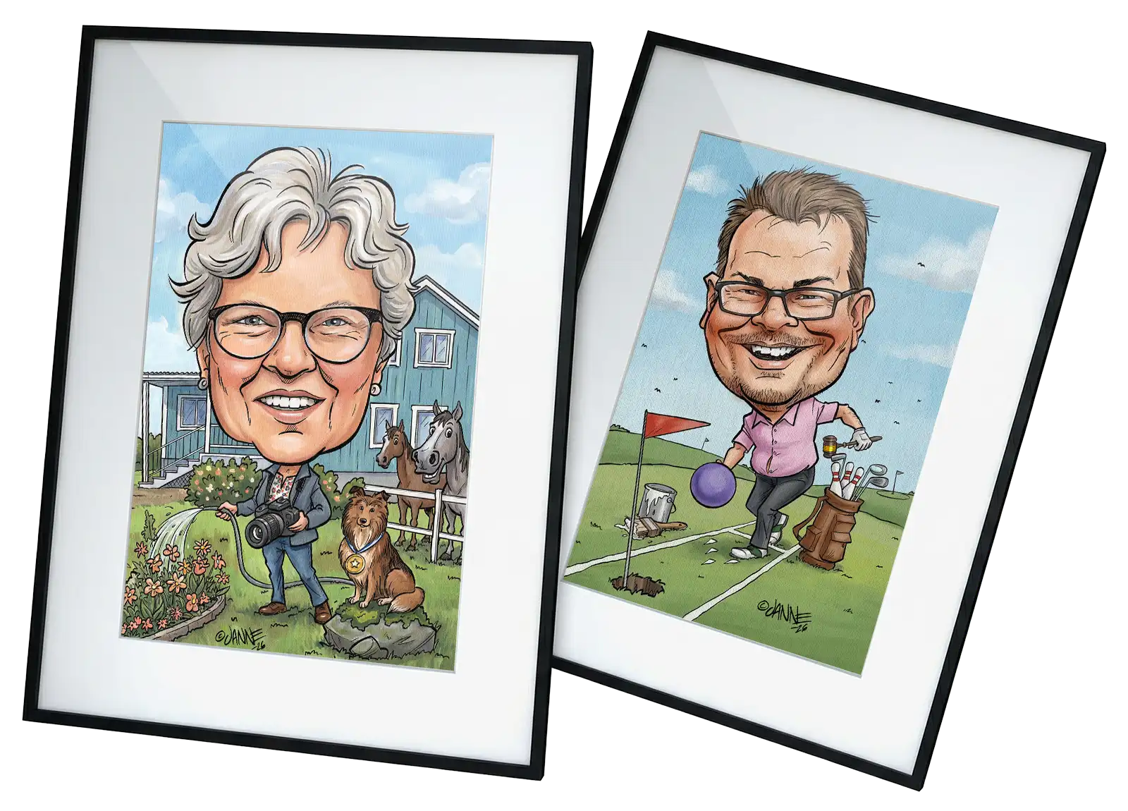 Karikatyyri esimerkkejä