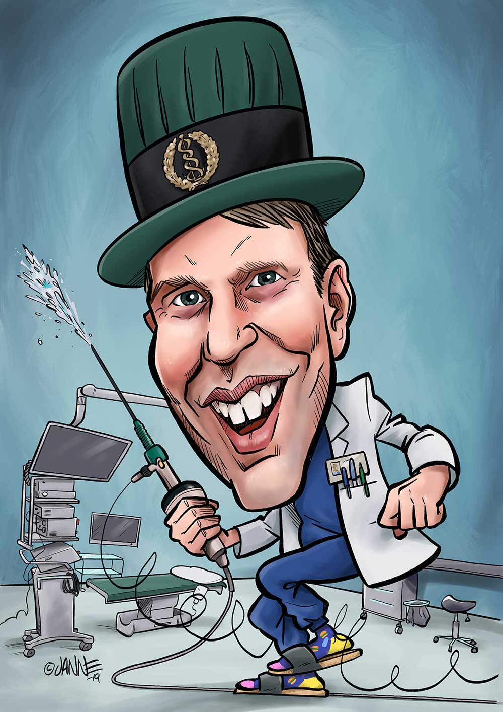 Valmistujaislahja karikatyyri esimerkki 12