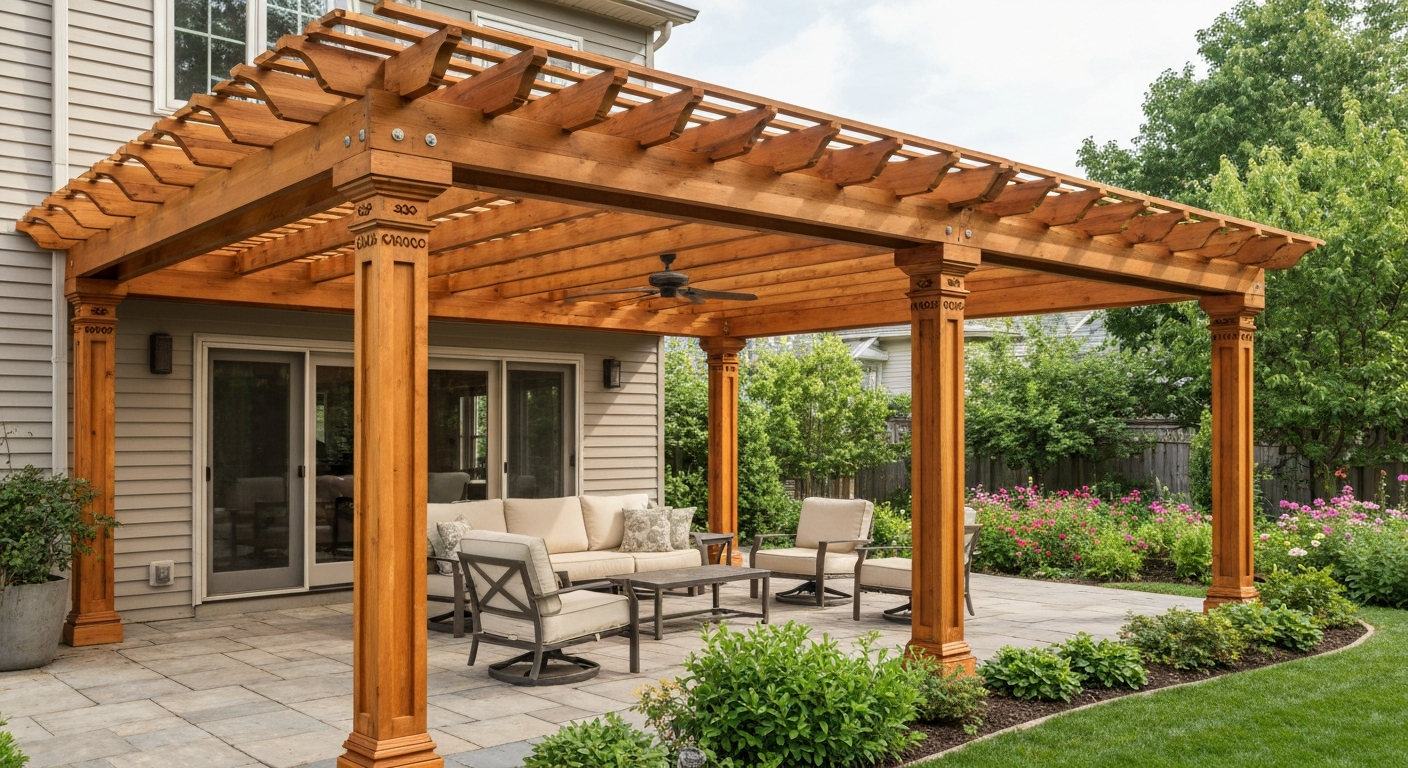 Custom Pergola and Patio Cover