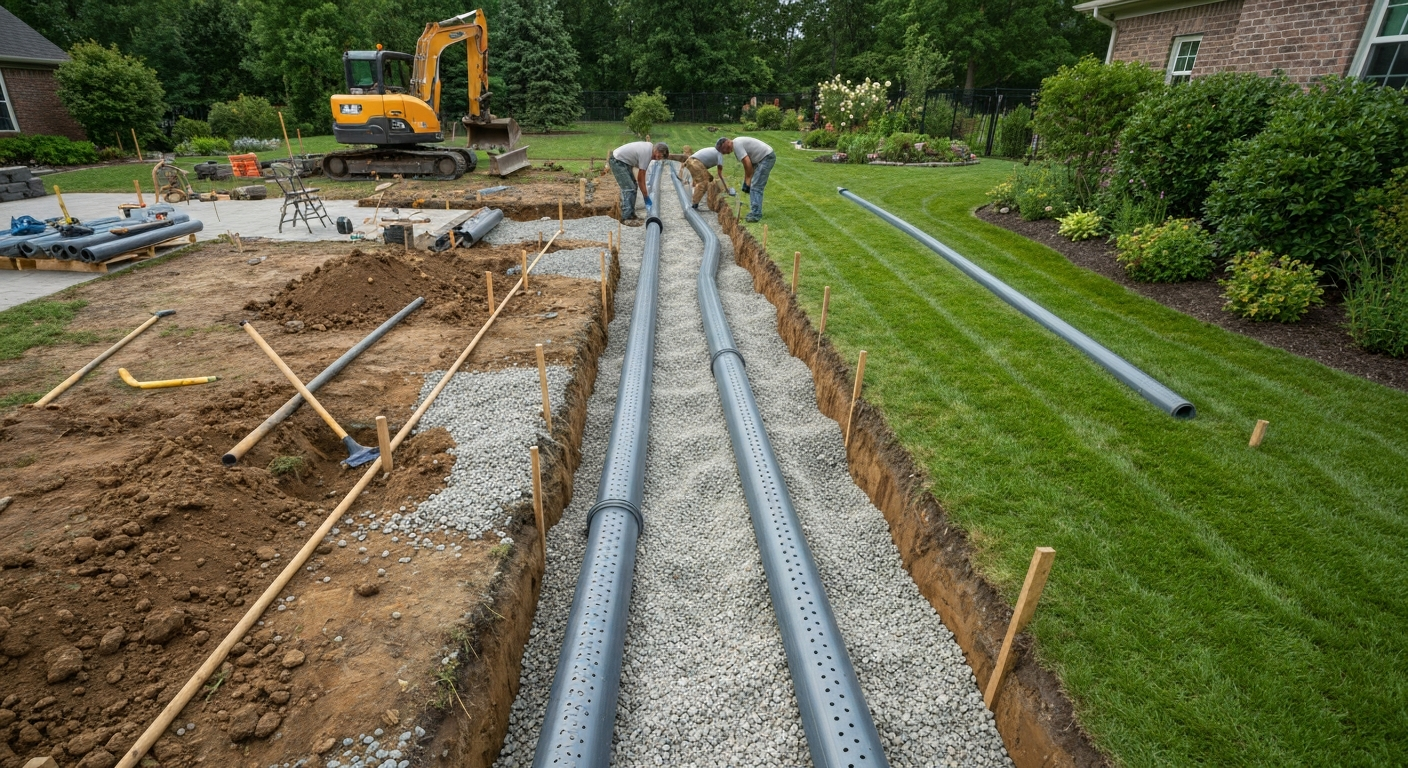 Drainage Service Installation