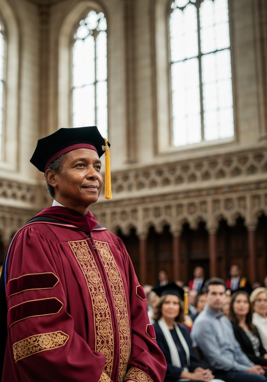 Beautiful graduation moment