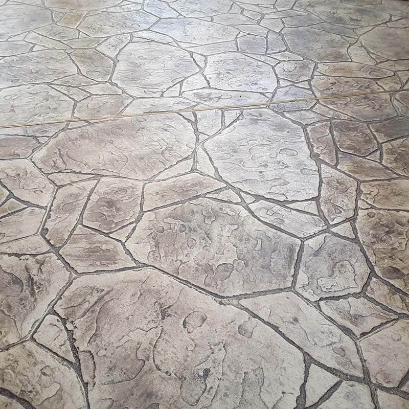 Flagstone stamp pattern