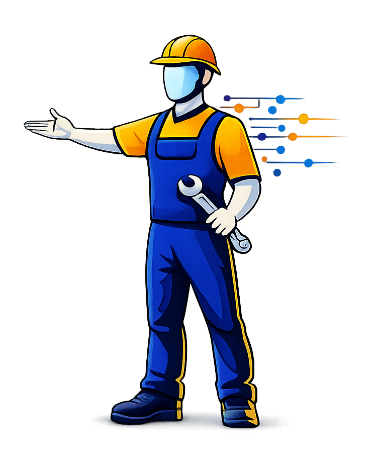 Trade worker illustration
