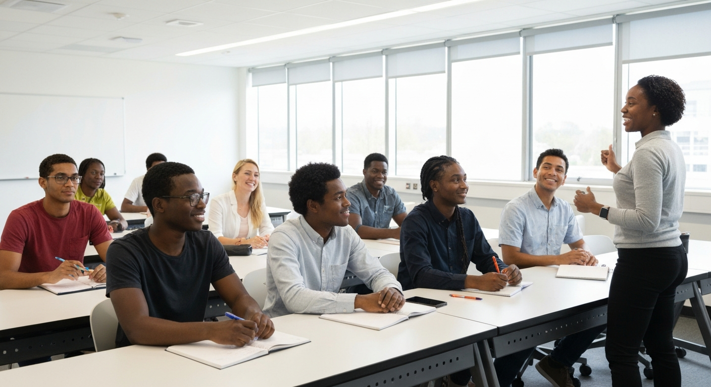 Students in a workshop