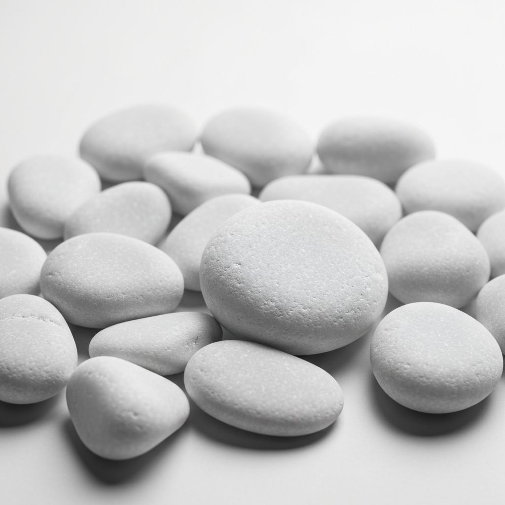 Ice White Pebbles