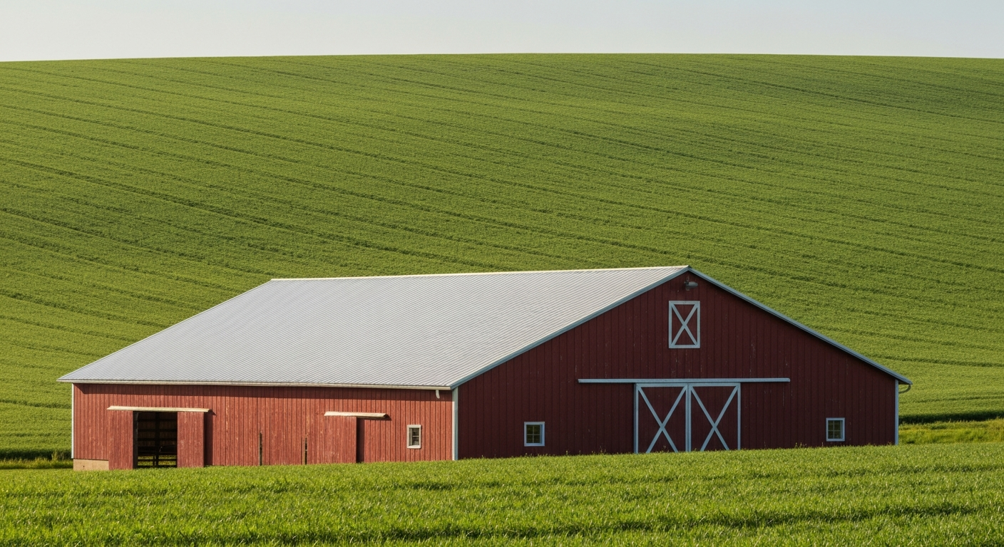 Agricultural metal roofing in Franklin County