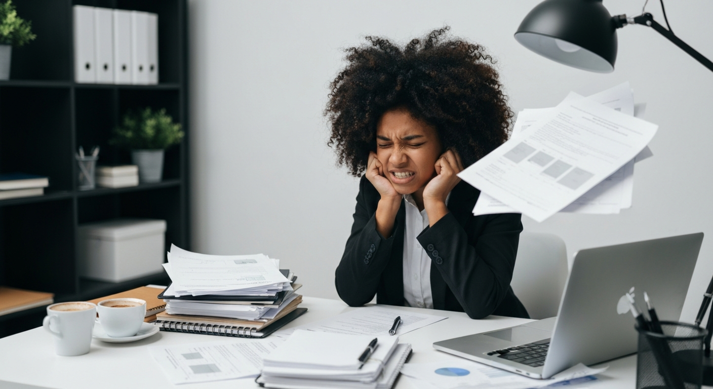 crm-failure-small-business small business owner struggling with CRM setup