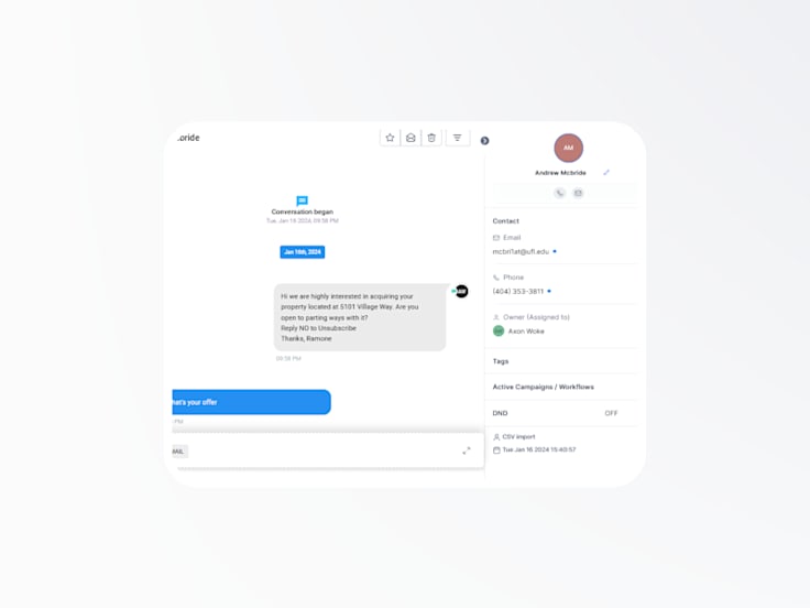 Motivated Sellers SMS