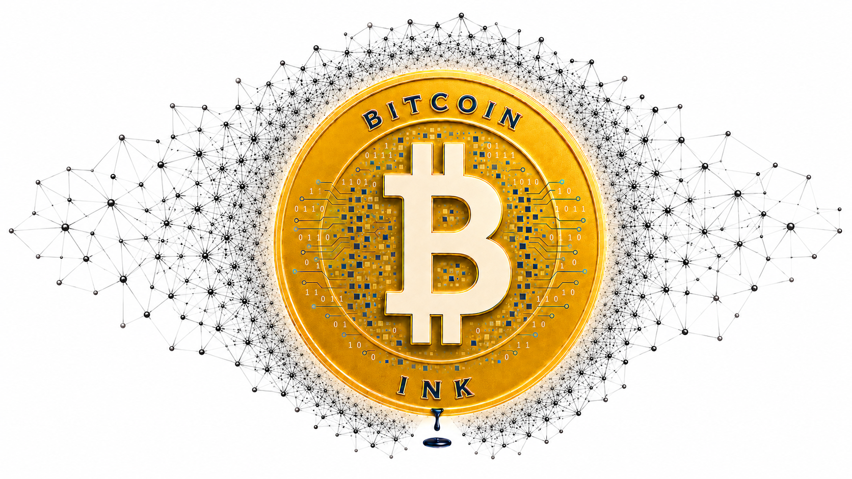 Bitcoin Ink Logo