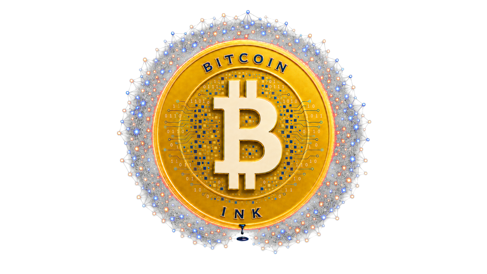 Bitcoin Ink Logo