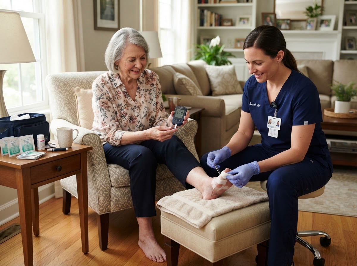 Wound Care and Diabetes: Why Blood Sugar Control Matters for Healing
