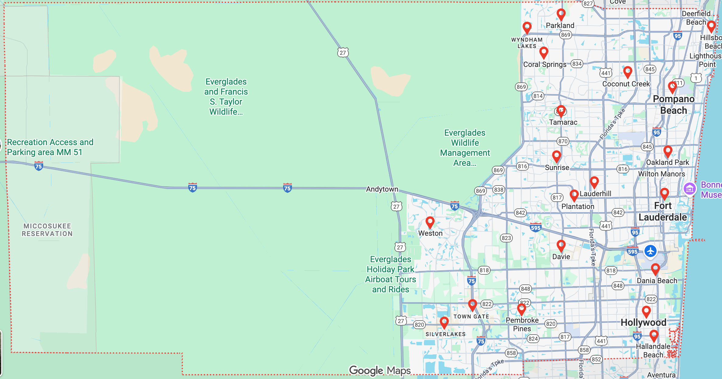 Service Areas