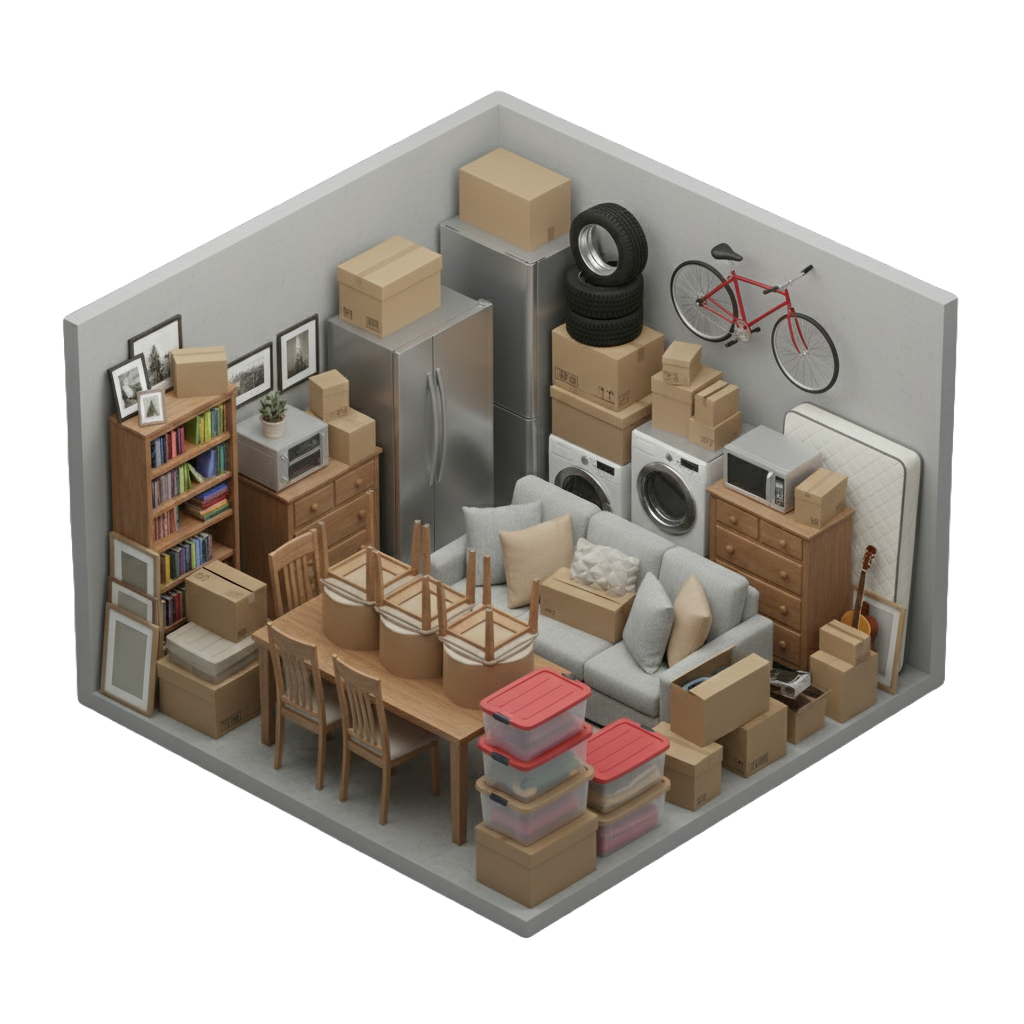 3 Bedroom Home visualization for Sunbrook Secure Storage in St. George, Utah