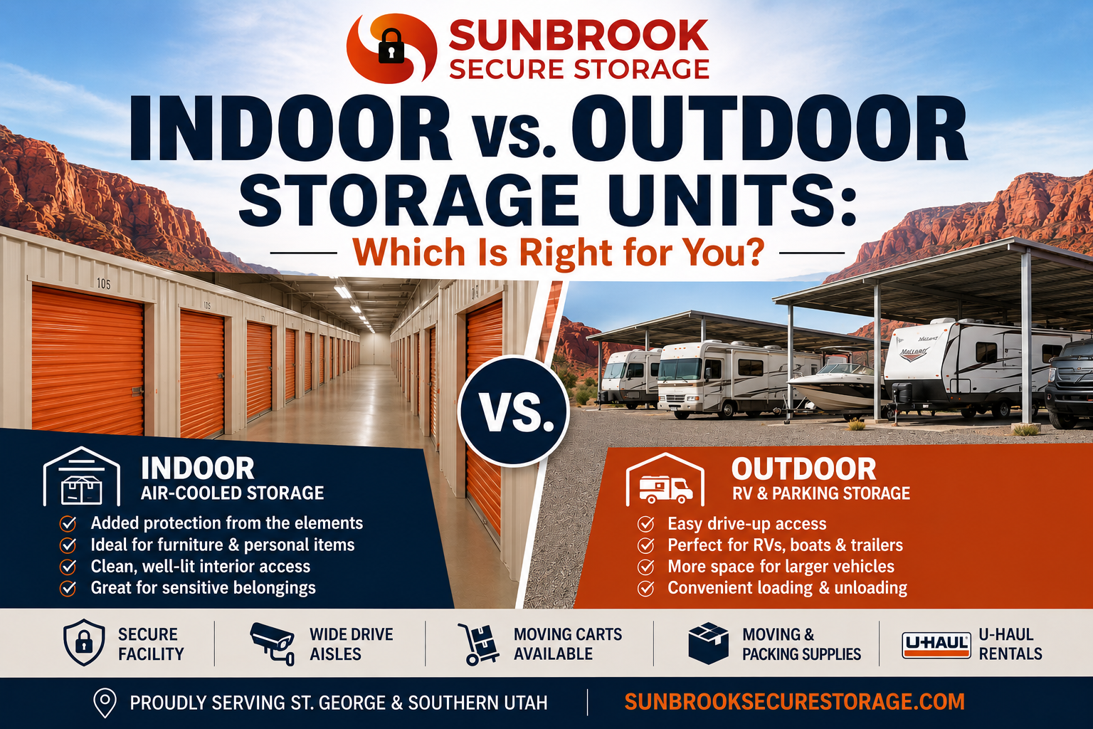 Indoor vs. Outdoor Storage Units: Which Is Right for You?