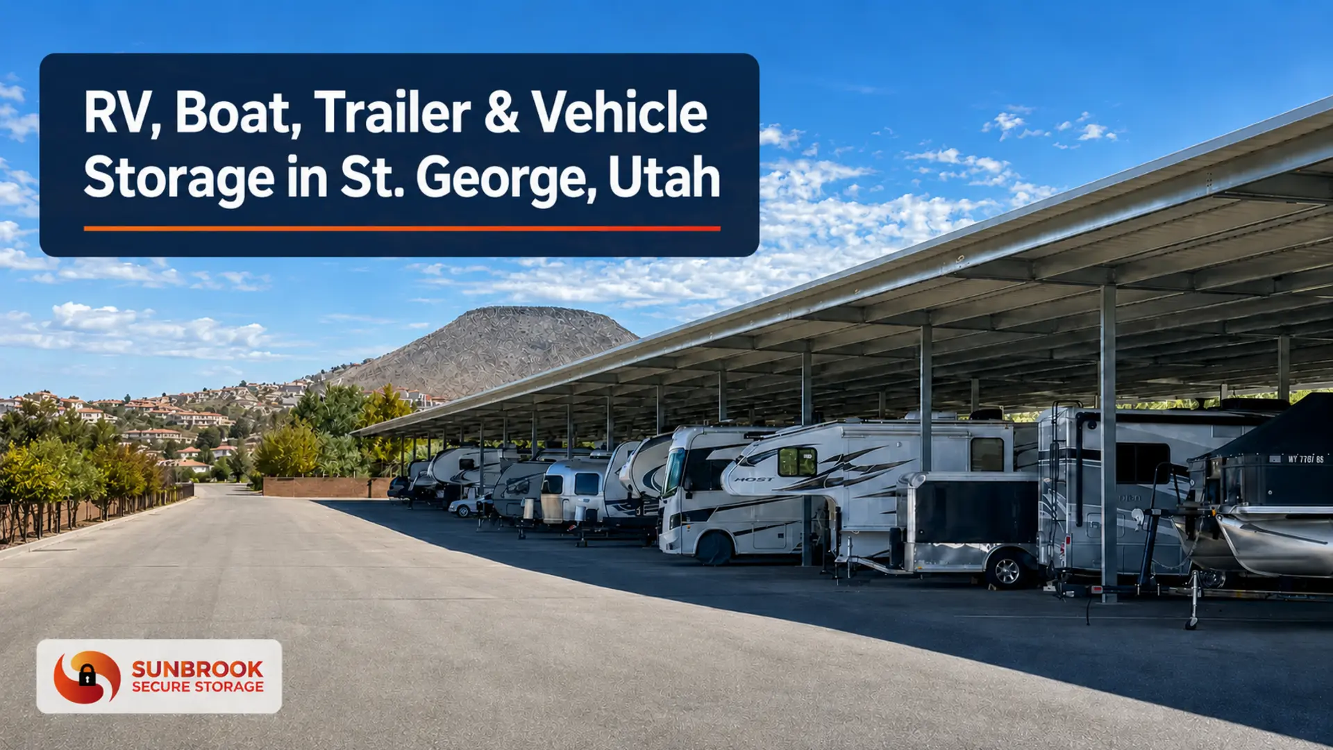 Covered RV Storage in St. George, Utah: Cost, Sizes, and What to Expect